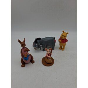 Disney Winnie The Pooh  Play Set 4 Pieces  Plastic Figures Cake Toppers